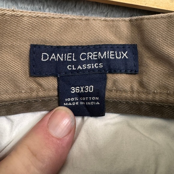 Daniel Cremieux Classics Mens Khaki‎ Cotton Casual Chino Pants Size 36x30 - Picture 7 of 8